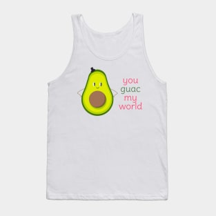 You Guac My World Cute Avocado Boy Couple Design 1 Tank Top